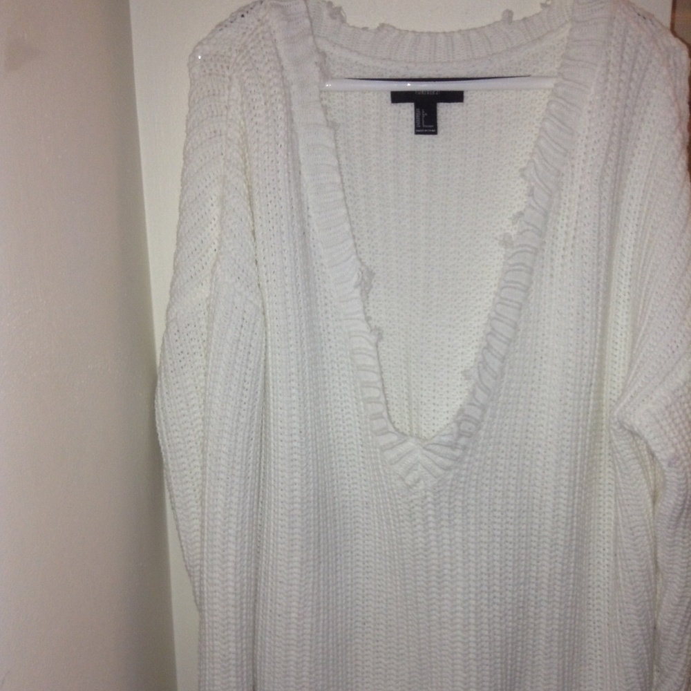 Off the shoulder sweater